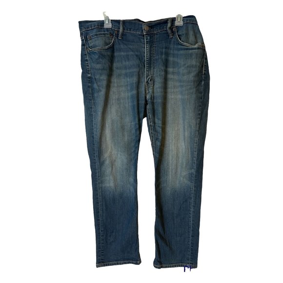 Levis 541 Jeans Mens 38 x 30 Athletic Fit Relaxed Straight Leg Blue Med Wash Fa - Picture 1 of 12